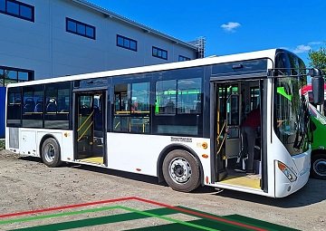 Автобусе ZHONG TONG для организации регулярных рейсов