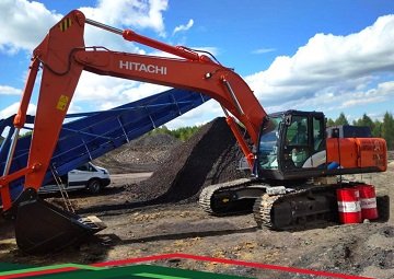 Два новых экскаватора Hitachi отправились клиенту из Сибирского федерального округа